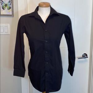 Micheal Kors black button up top